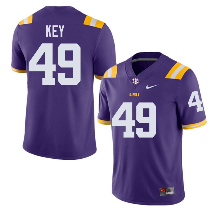 Arden Key LSU Tigers Jersey,Louisiana State University Tigers Football Jersey-Purple